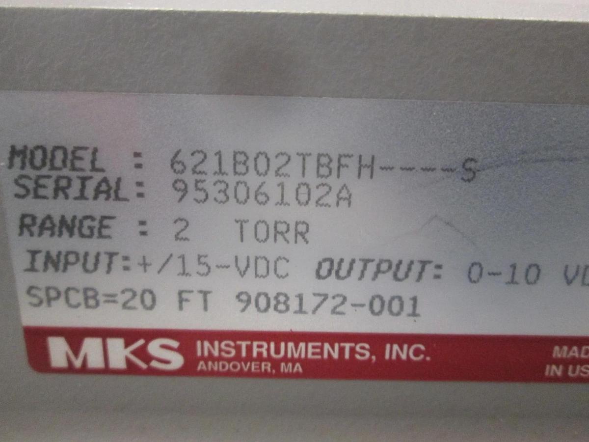 Used MKS Instruments, 621B02TBFH, 2 TORR, Signal Conditioner, Used