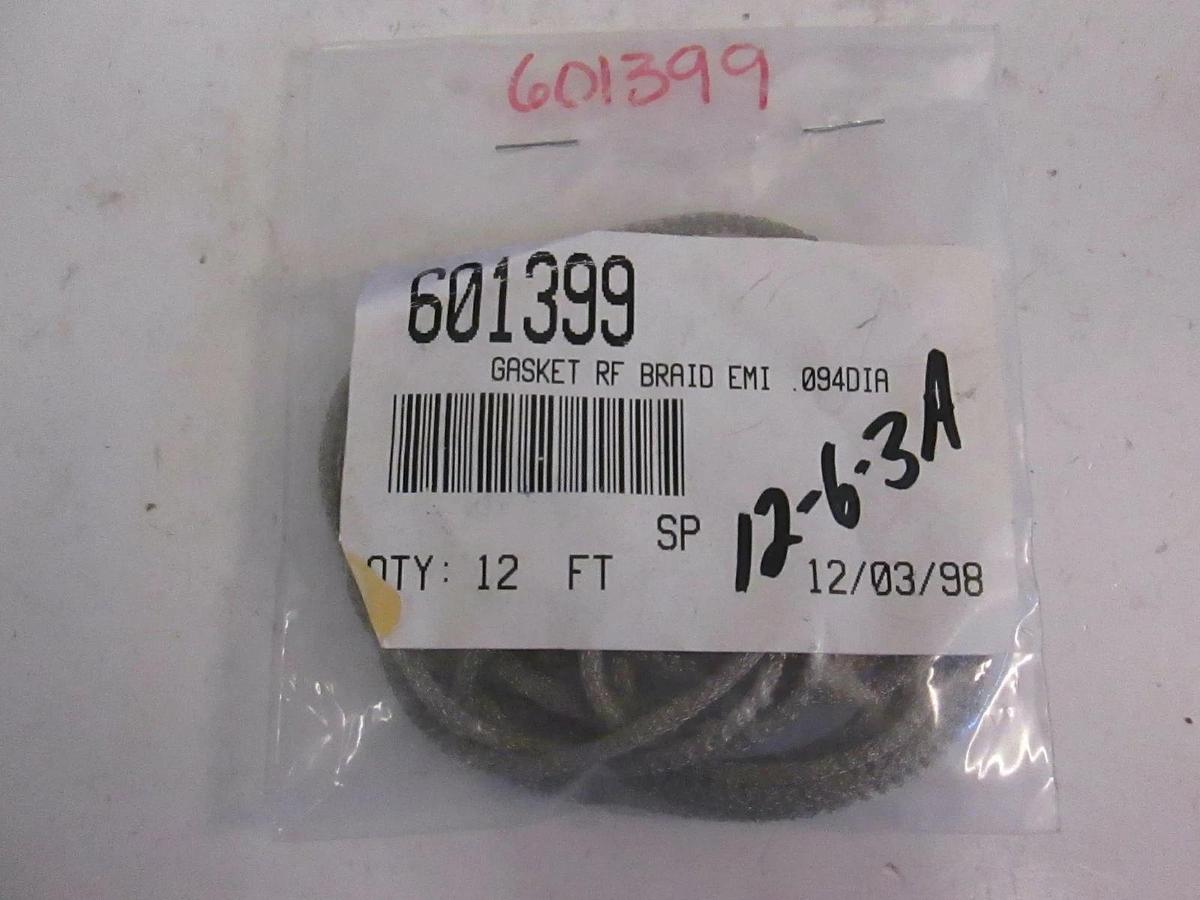 AMAT Gasket RF Braid, 601399, .094DIA, 12 Foot, NIP