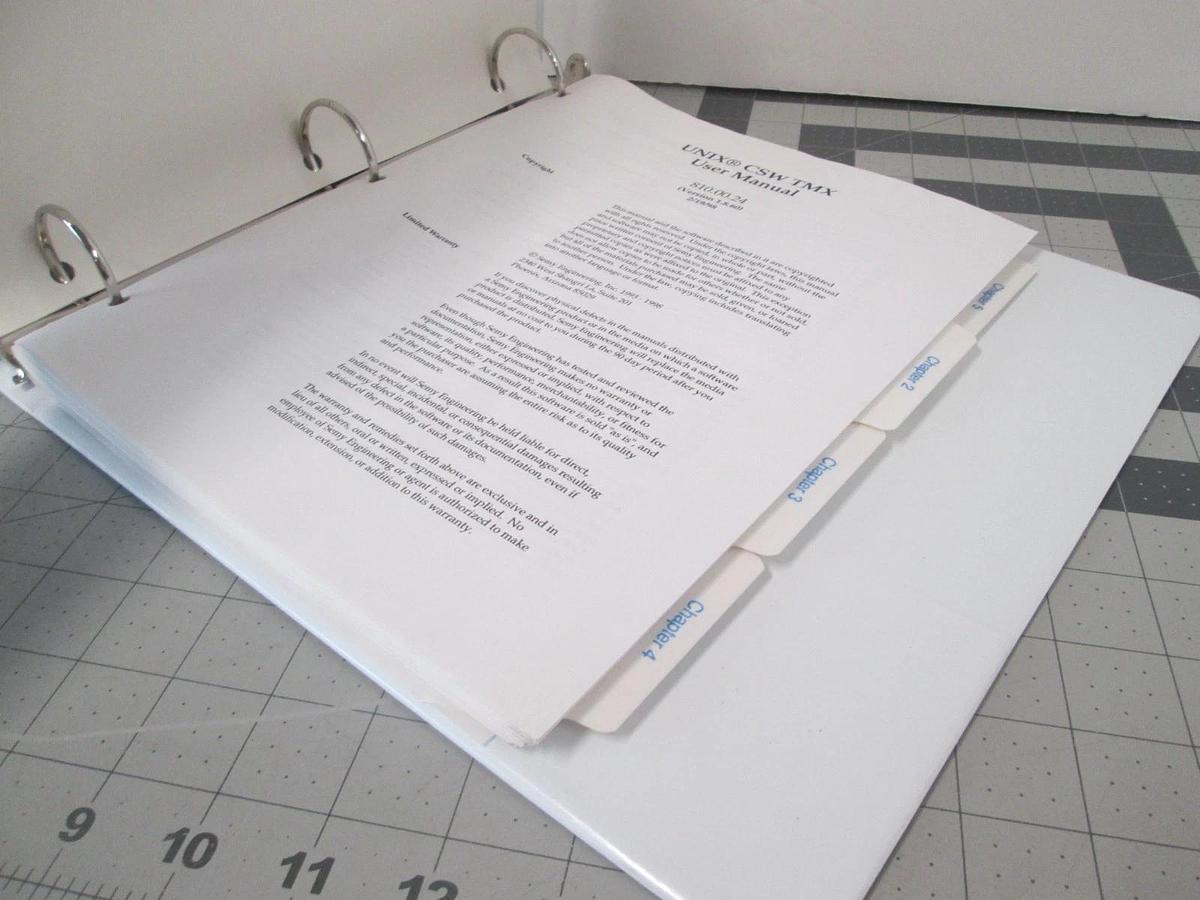 Used Semy, 810.00.24, UNIX CSW  User Manual, Used