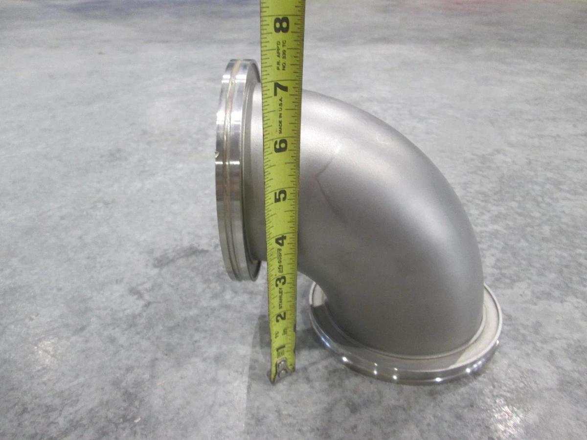 Used AMAT, 7 1/2" 90 Degree Elbow Weldment Pipe, Used