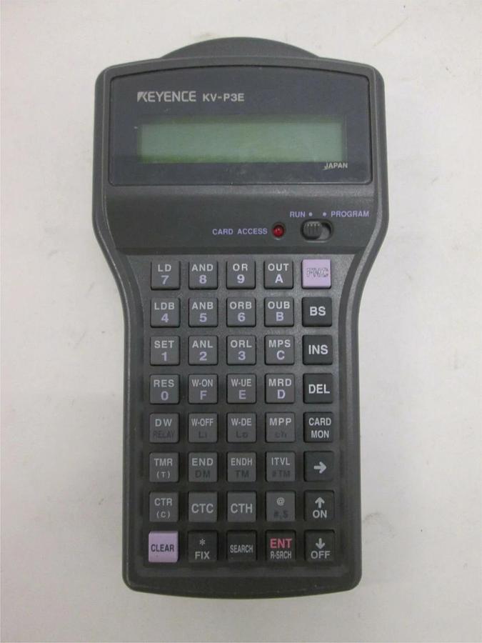 Used Keyence, KV-P3E, Handheld Programmer, Used