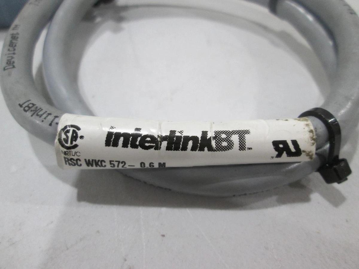 Used InterlinkBT, RSC WKC 572-0.6M, Cordset, Used