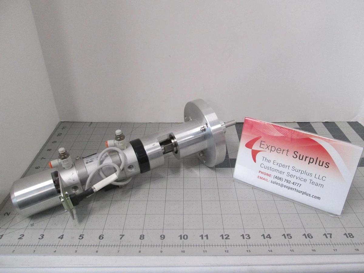 Used SMC, US30387, Pneumatic Cylinder, Mas Press 145 PSI, 1.00 MPA, Used