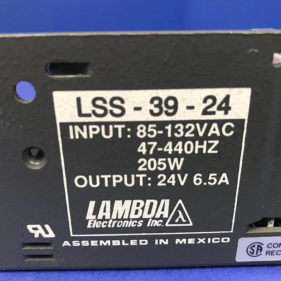 Used Lambda LSS-39-24 DC Power Supply, 24VDC 6.5A, New in Box