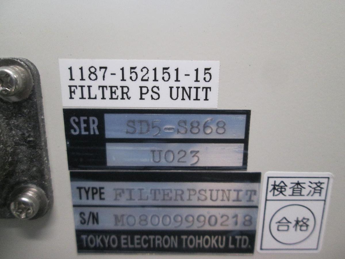 Used TEL Tokyo, Filter PS Unit, SD5-S868, Used