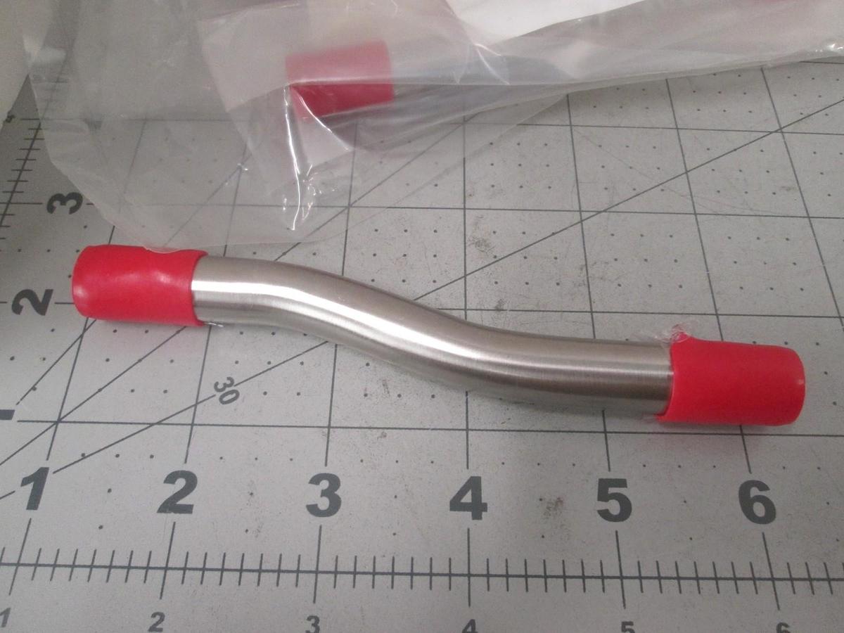 SPT Micro, SS Tube, 1/2" OD x 5" L, 3/8" ID / Slight S Curve, New, Lot of 4