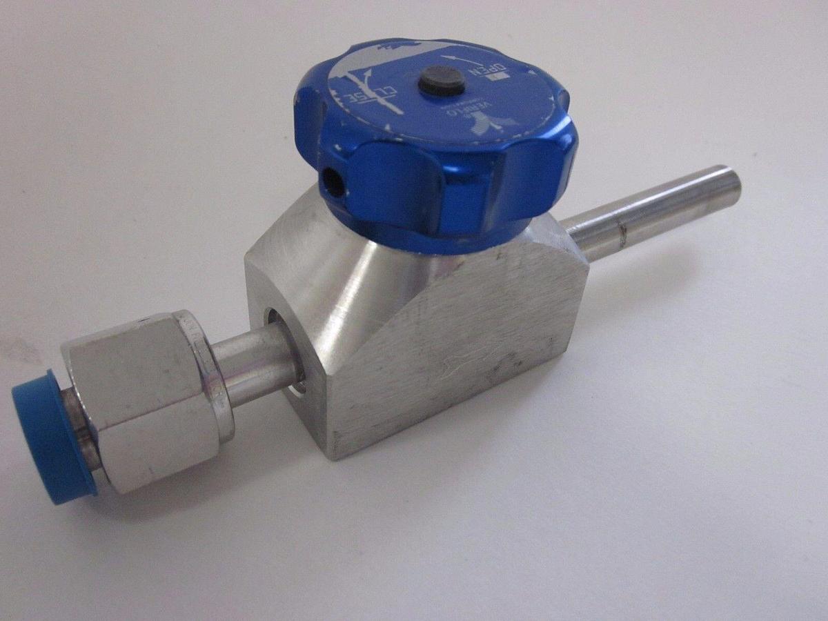 Used Veriflo 935VCR8FTS8XYK High Flow Valve, High Purity, 1/2"Tube x 1/2"FVCR