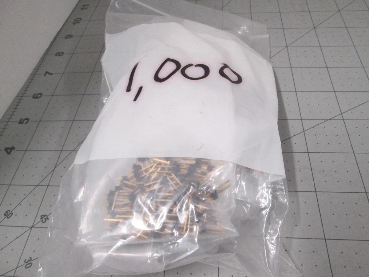 AMP, 87220-2Gold Contacts, Board to Board Connector 2 Way 1Row, New, Lot of 1000