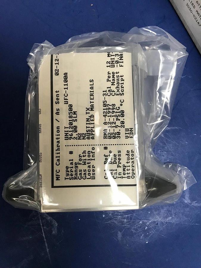 Used Unit UFC-1100A Mass Flow Controller N2, 2 SLM, 15 Pin D-Connector Refurbished