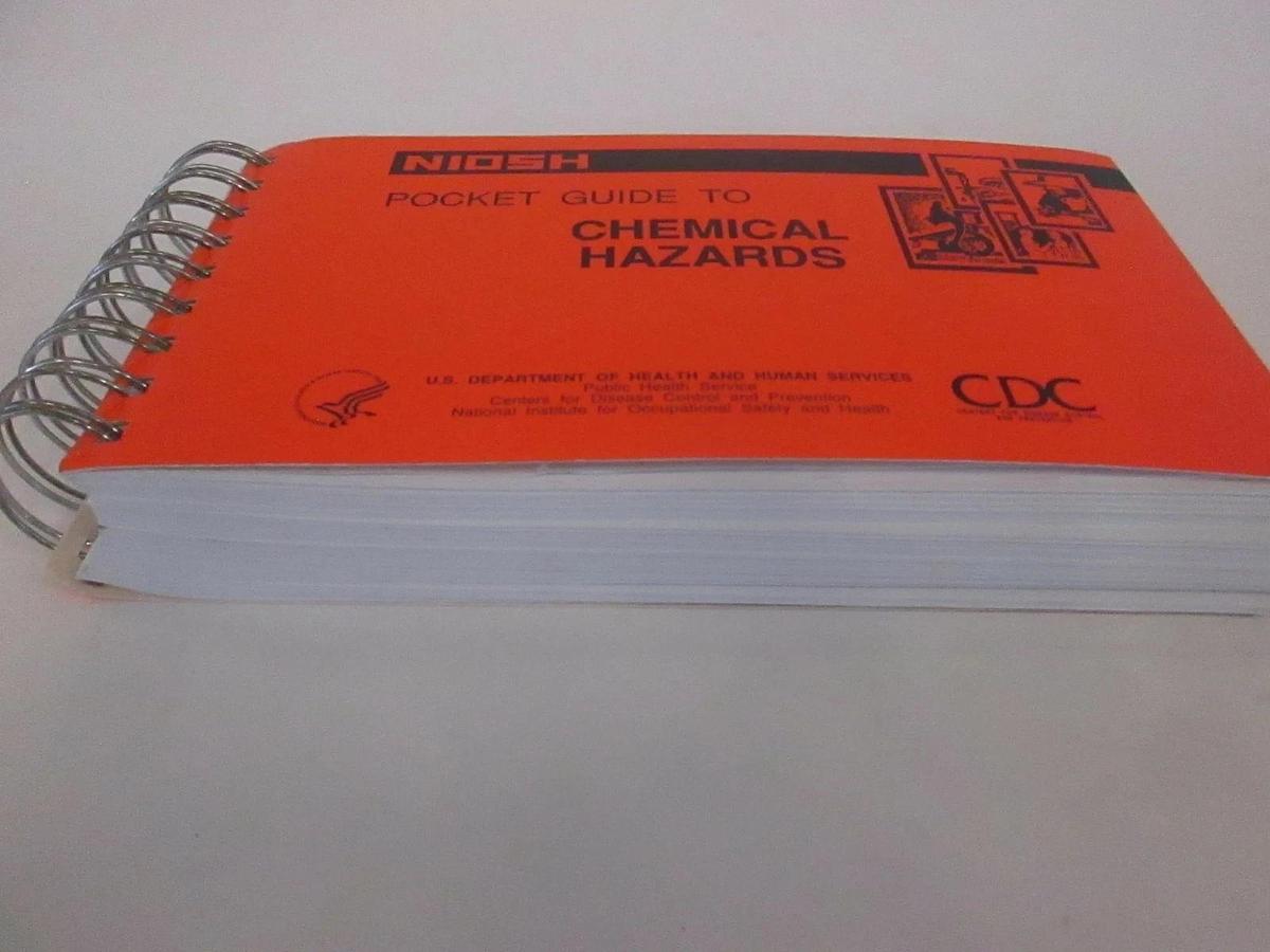 Used NIOSH, Pocket Guide To Chemical Hazards, 1994, Used