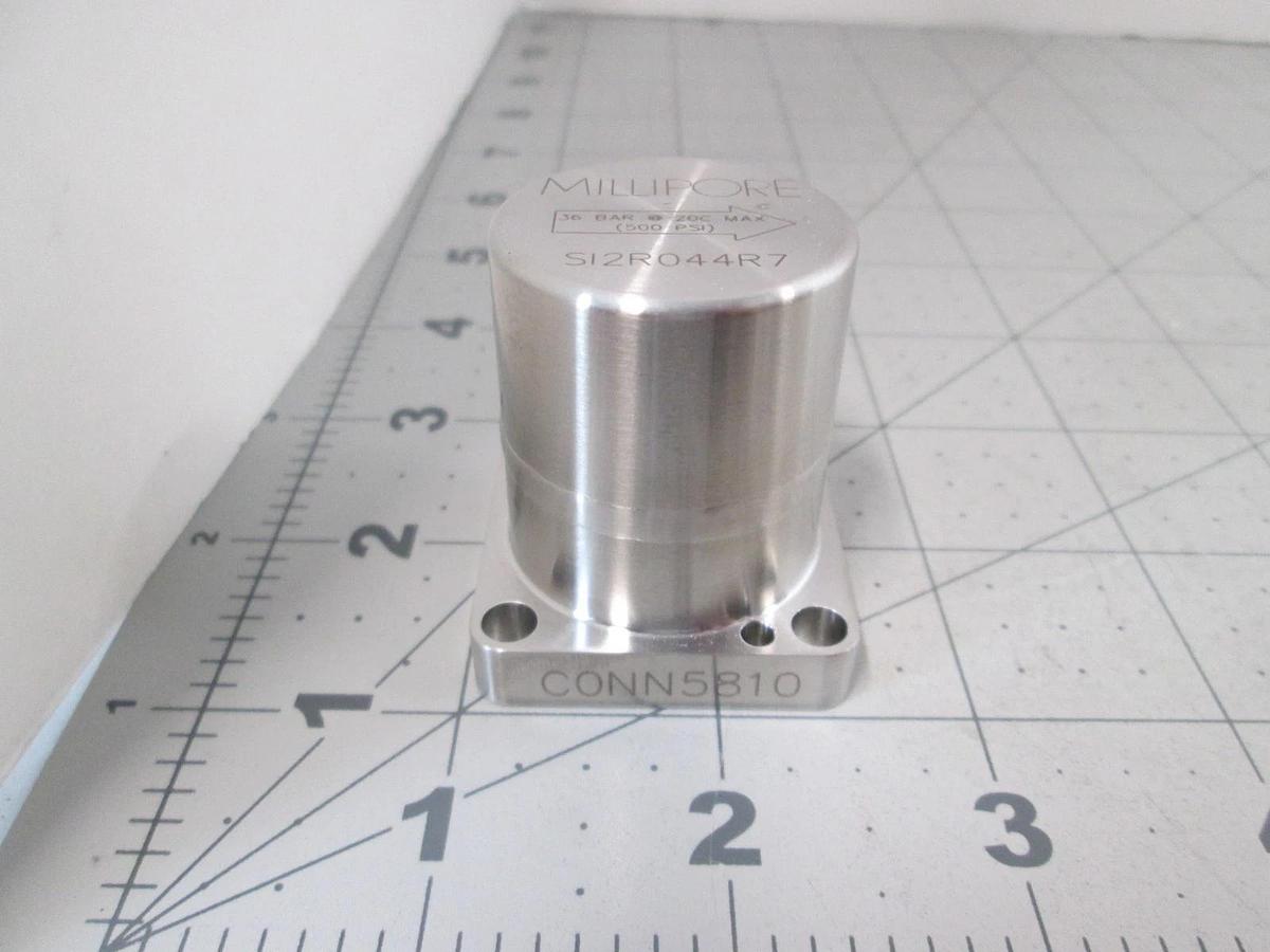 Used Millipore, S12R044R7, Surface Mount Filter, 500 PSI, Used