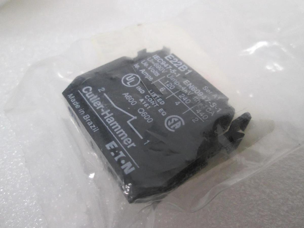 Cutler Hammer, E22B1, Contact Block, New, Lot of 2