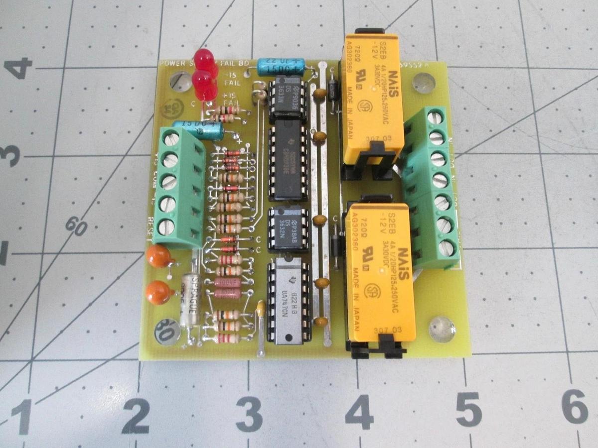Watkins Johnson, 969552-000, Power Supply Fail, PCB Assy, New