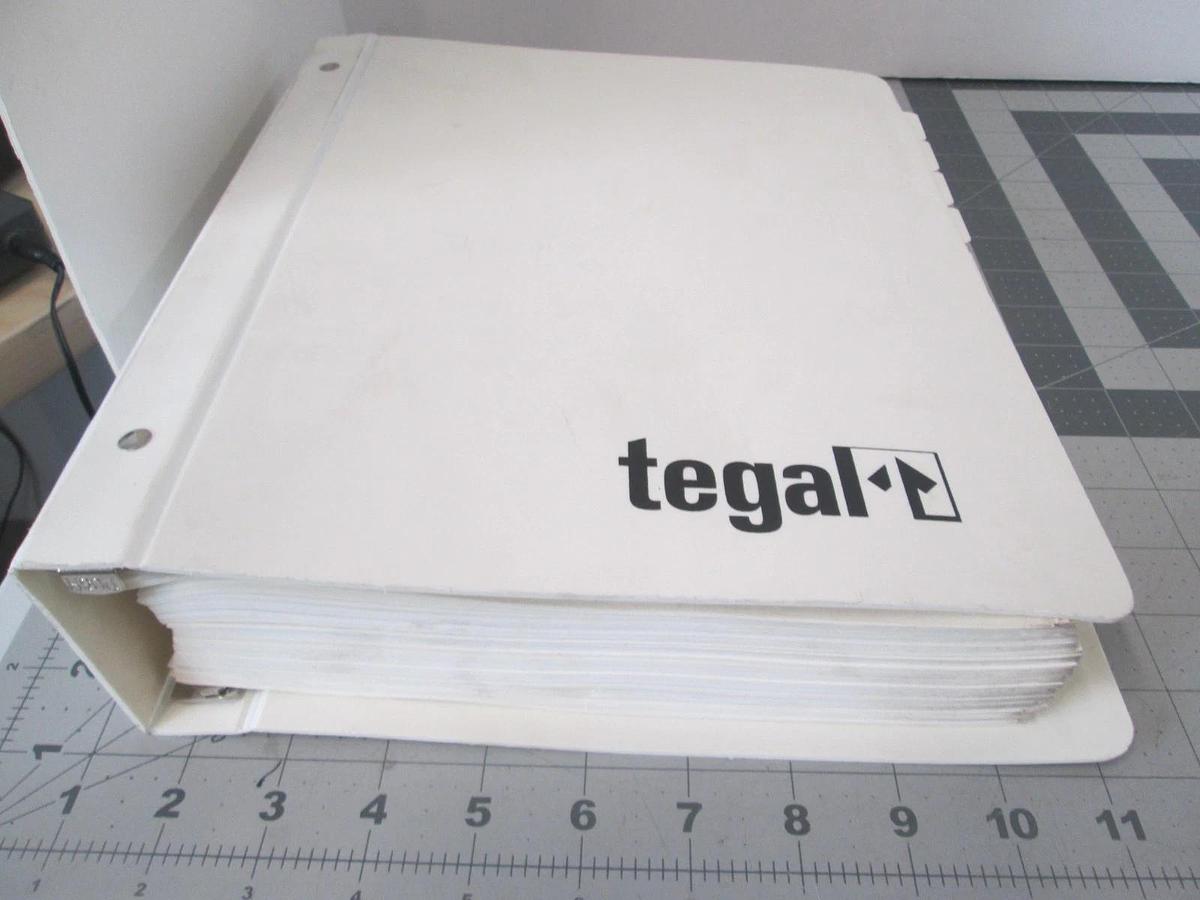 Used Tegal, 901e, Plasma Production Etcher, System Manual, Volume 1, Used