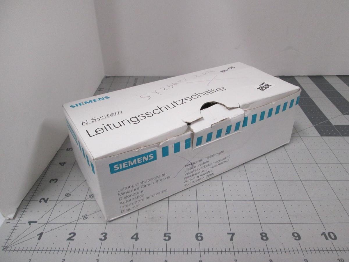 Used Siemens, 5 SX22, 2 Pole, Circuit Breaker, New, Lot of 5