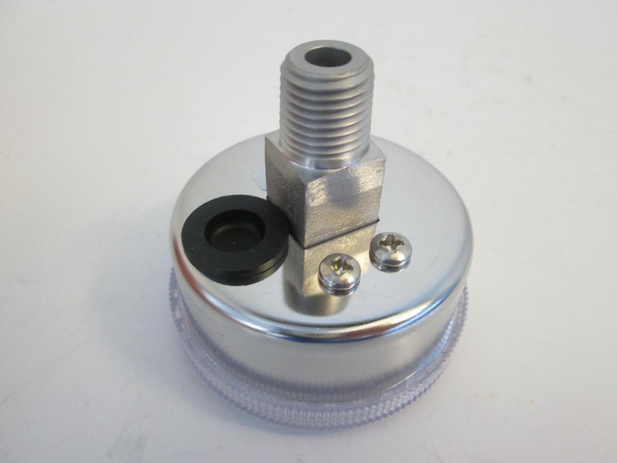 Used Millipore Pressure Gauge 30-0-15 psi, 1/4" NPT, Used
