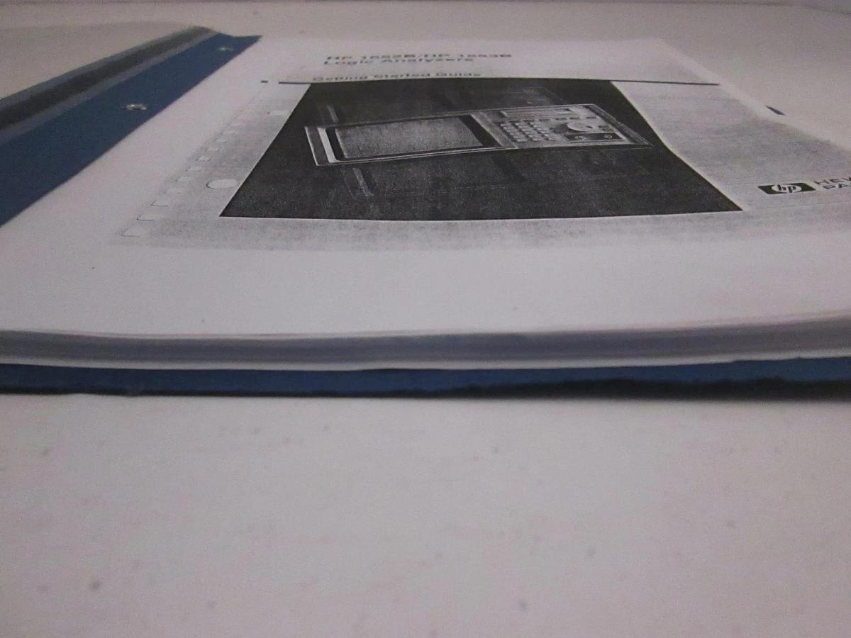 Used HP 1652B/HP 1653B Logic Analyzers, Getting Started Guide, Used