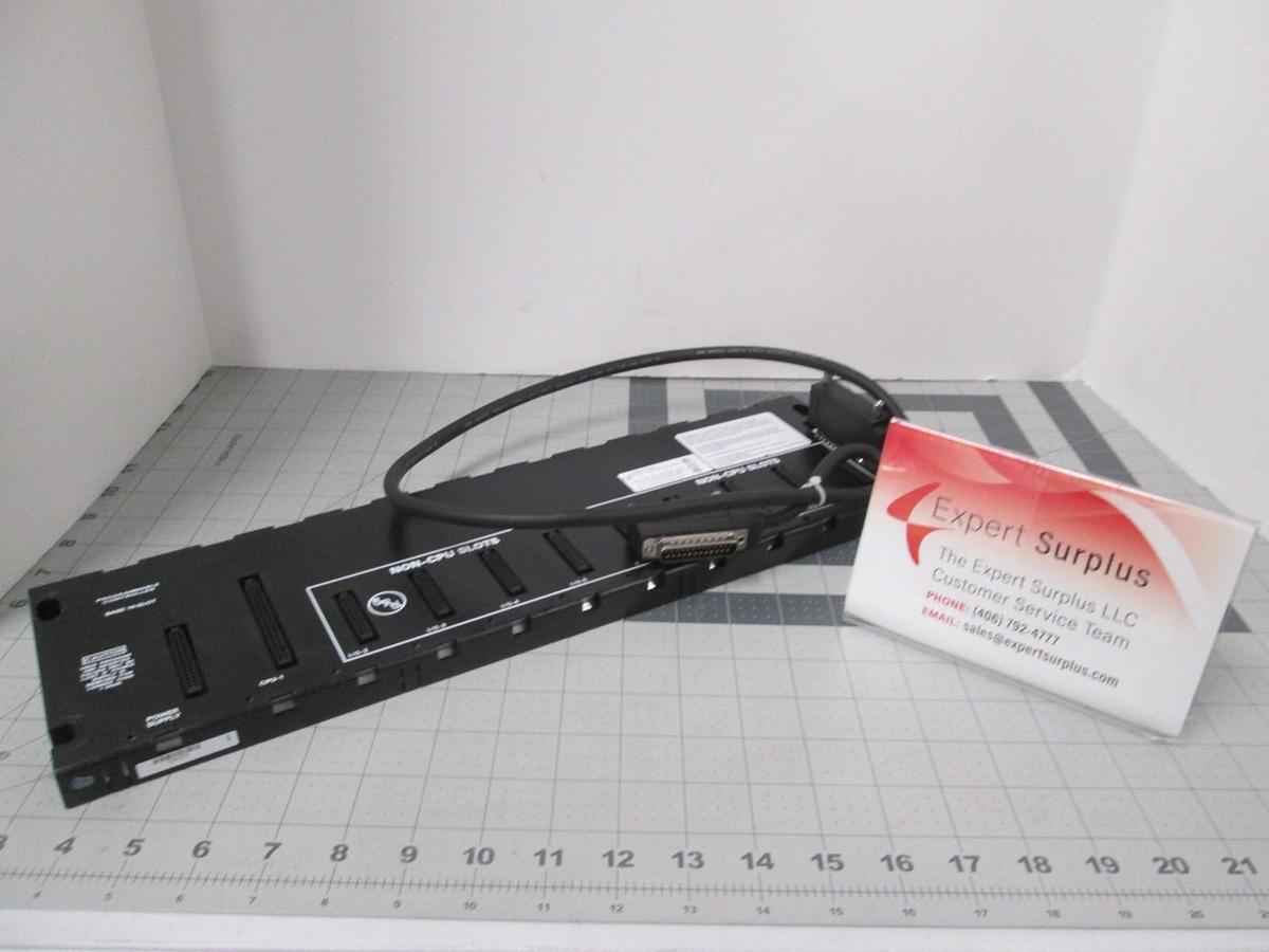 Used GE Fanuc, IC693CHS391L, 10 Slot Baseplate Expansion Module Enhanced w/Cable,Used
