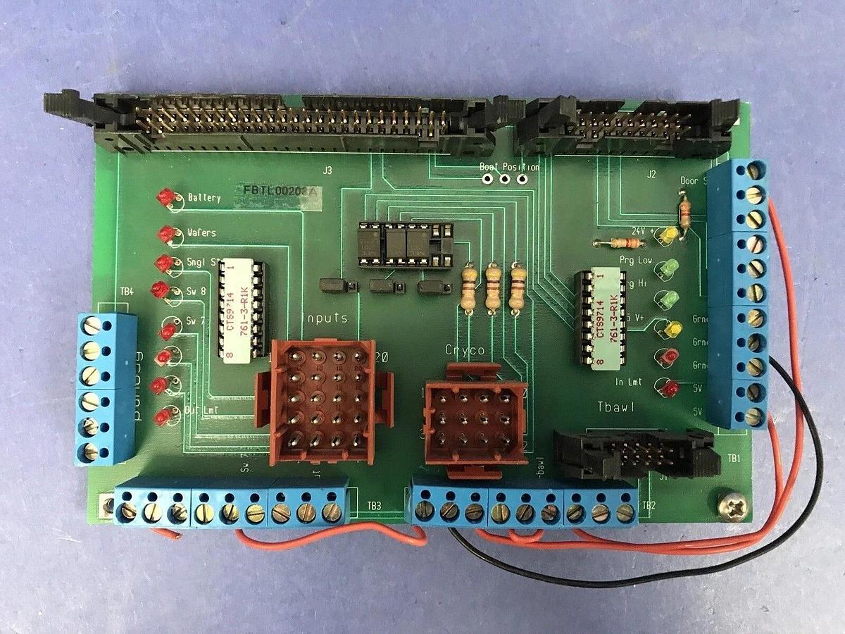 Used Fabcor BTL Interface Board FBTL00203A, PCB Assembly, Used