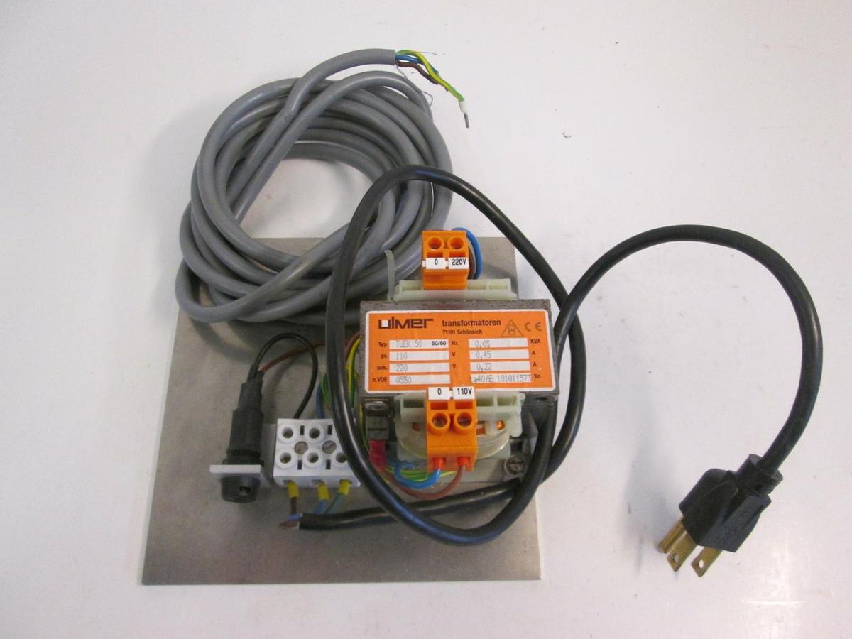 Used Ulmer Transformatoren 71101 Schonaich Tuek 50, 50/60 HZ Assy