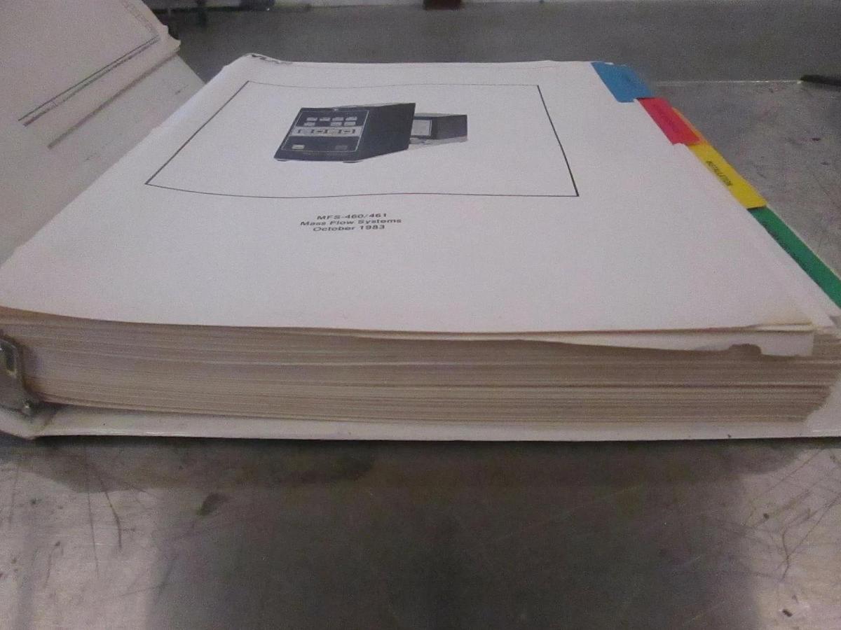 Used Tylan MFS-460/461 Mass Flow System Instruction Manual, Used