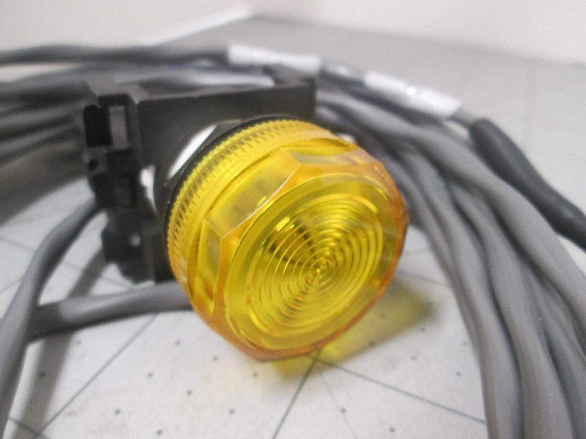 Cutler Hammer, 603702-02, Yellow Indicator Light Harness w/ Keyboard Switch, New