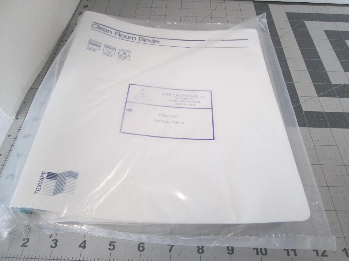 Used Amtech Systems, Atmoscan Service Manual, New