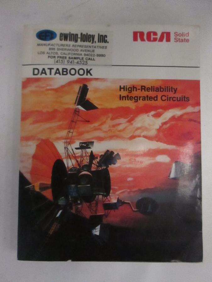 Used RCA Solid State High-Reliability Integrated circuits Databook, Used