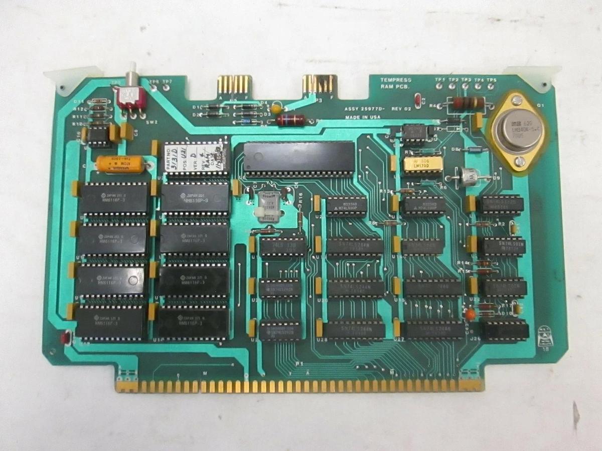 Used Tempress Ram PCB, 25977D, Working When Removed, Used