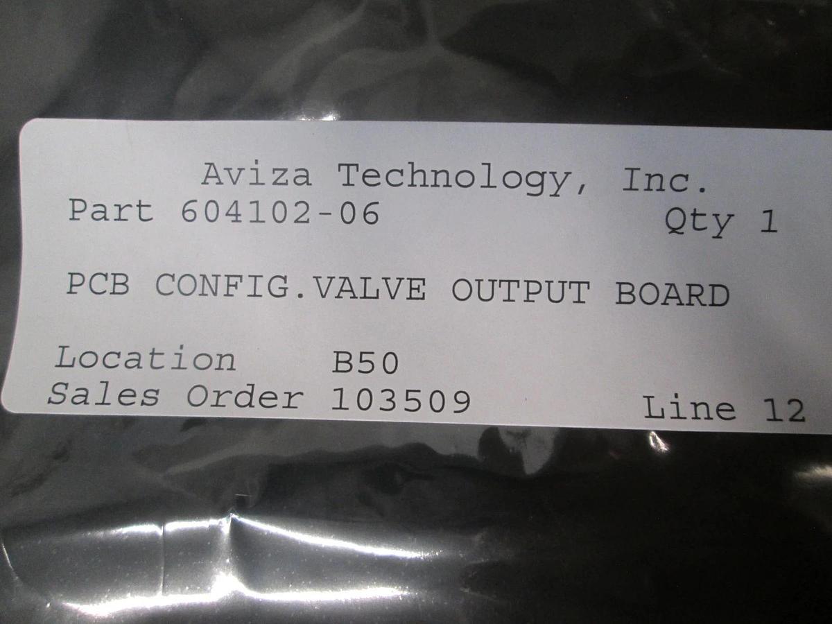 SPT Micro, 604120-06, Valve Output PCB Configuration Board, New