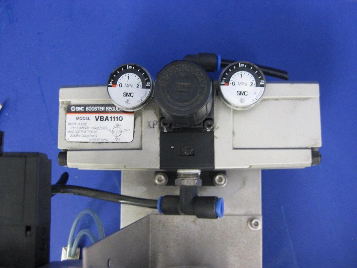 Used Ulvac DAL-5S Diaphragm Vacuum Pump Assembly with SMC 10-VZ3243 and VBA1110, Used