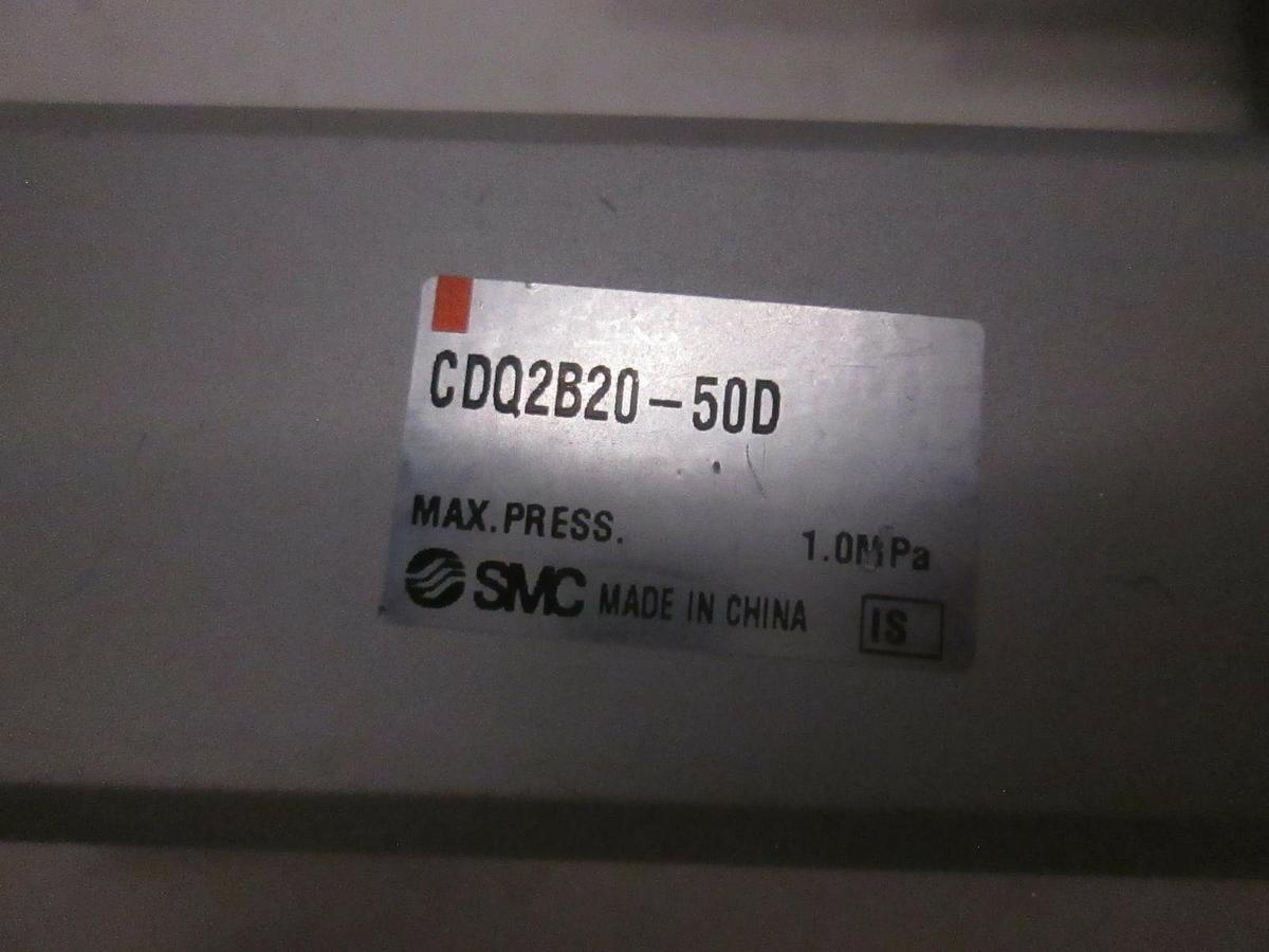 Used SMC, Pneumatic Cylinder, CDQ2B20-50D (1) and MKA20-20L (1), Used