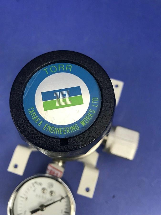 Used Tanaka Engineering TORR- 50LU6 Regulator w/ Gauge, TEL Tokyo Electron, Used