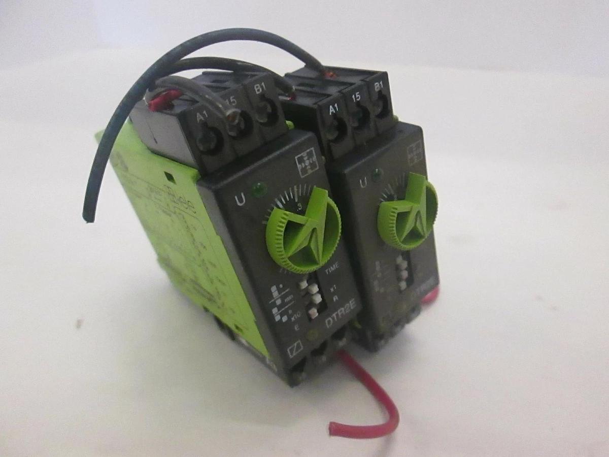 Used Tele Haas, Timer Relay, DTR2E, Used, Lot of 2
