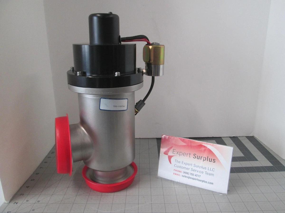 Used MKS, 791093-001, Right Angle Valve w/ Solenoid Valve, Used
