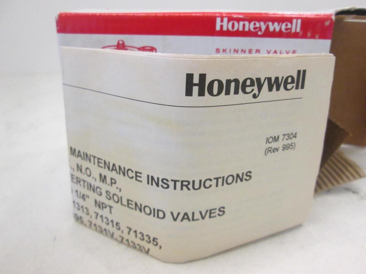 Honeywell, 71335SN2GNJ1, Solenoid Valve, 10W, 120/60Hz, 0-115 PSI, New