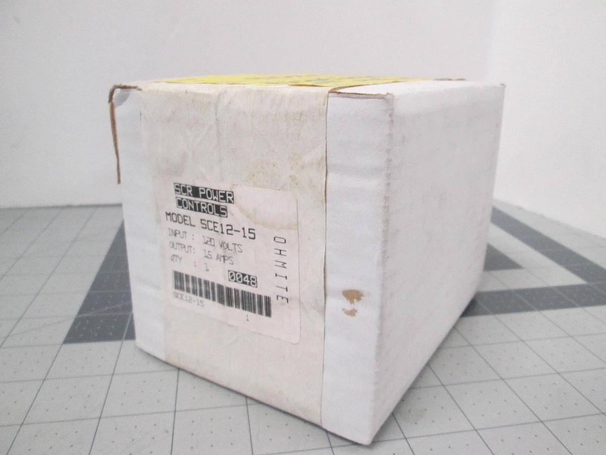 Ohmite, SCE12-15, 1Ph, Conditioner Power Switch, New