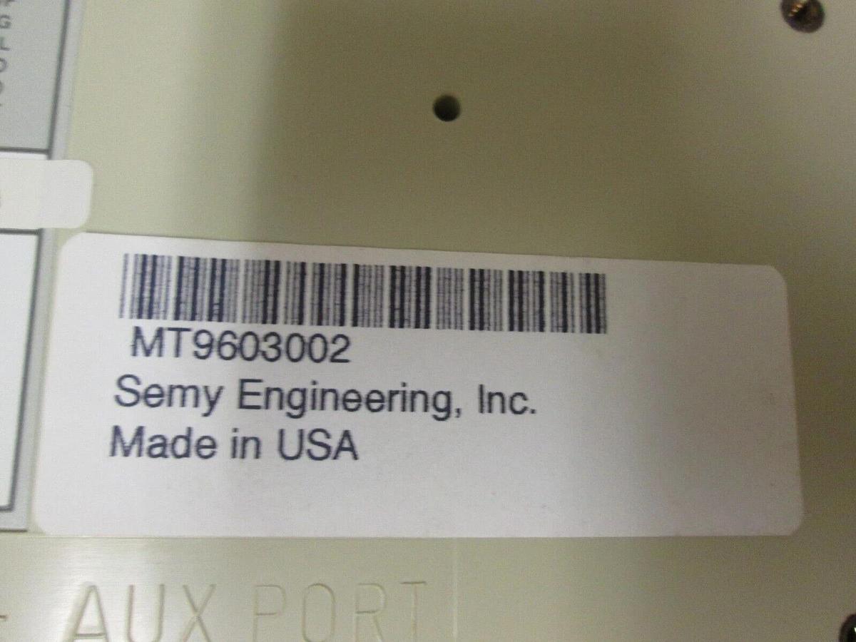 Used Semy Engineering, Intelligent MT 9603002 GM 250B-00 display, mypro furnace