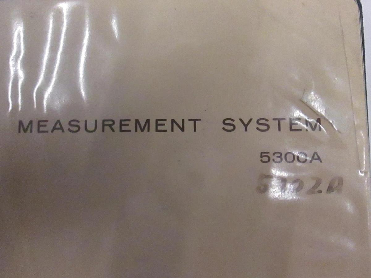 Used HP 5300A Measurement System Operating and Service Manual, Used