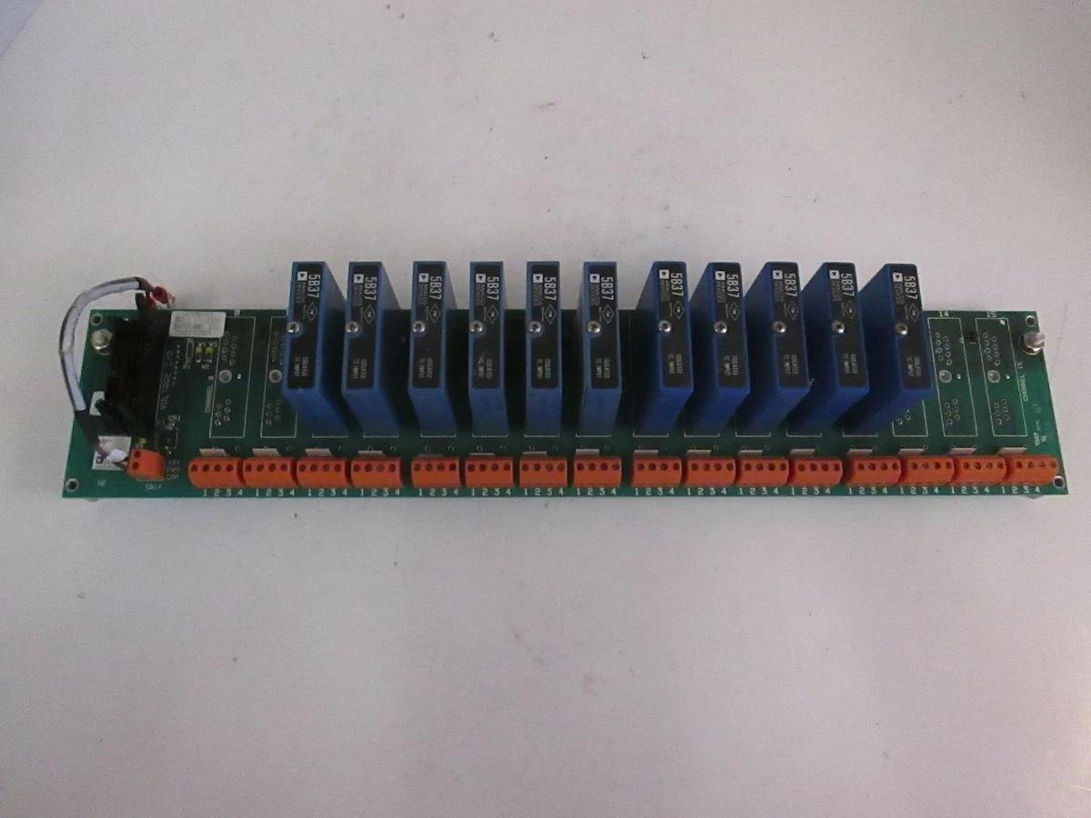 Used SPT Micro AVP8000 169590-001, 16 Channel Backplane w/11 Type R Isolated T/C 5B37