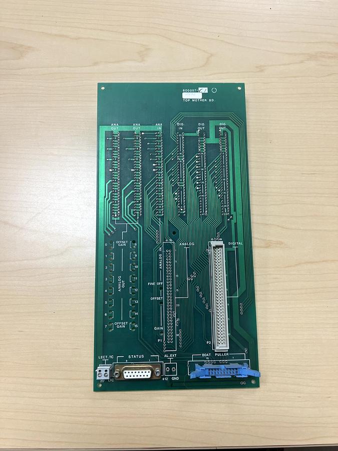 Used SVG VTR, 600057-01 TOP MOTHERBOARD ASSY FOR VTR7000 VERTICAL FURNACE, Used