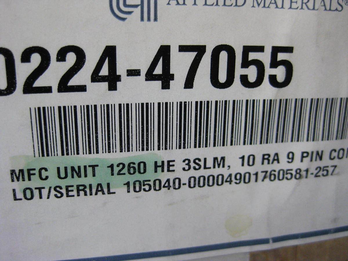 Used Unit UFC-1260A Mass Flow Controller, He, 3 SLM, Lot of 3, 9-Pin D-Connector