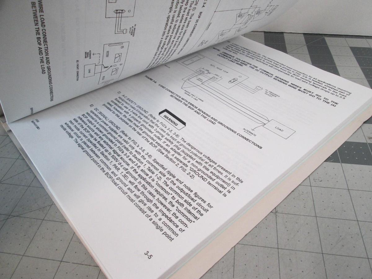 Used Kepco, Model BOP 1000M, Power Supply, Instruction Manual, Used