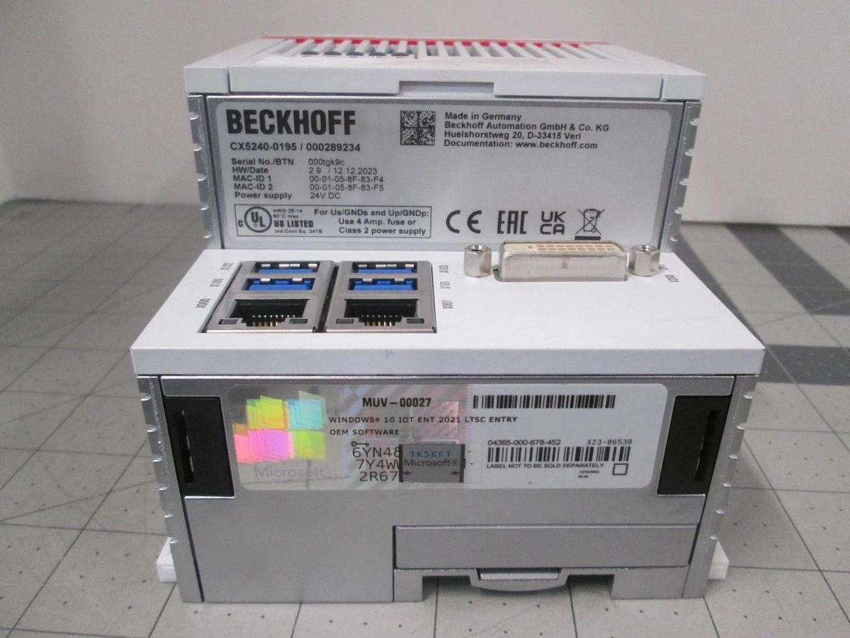 Used Beckhoff, CX5240-0195, PLC Module, Used