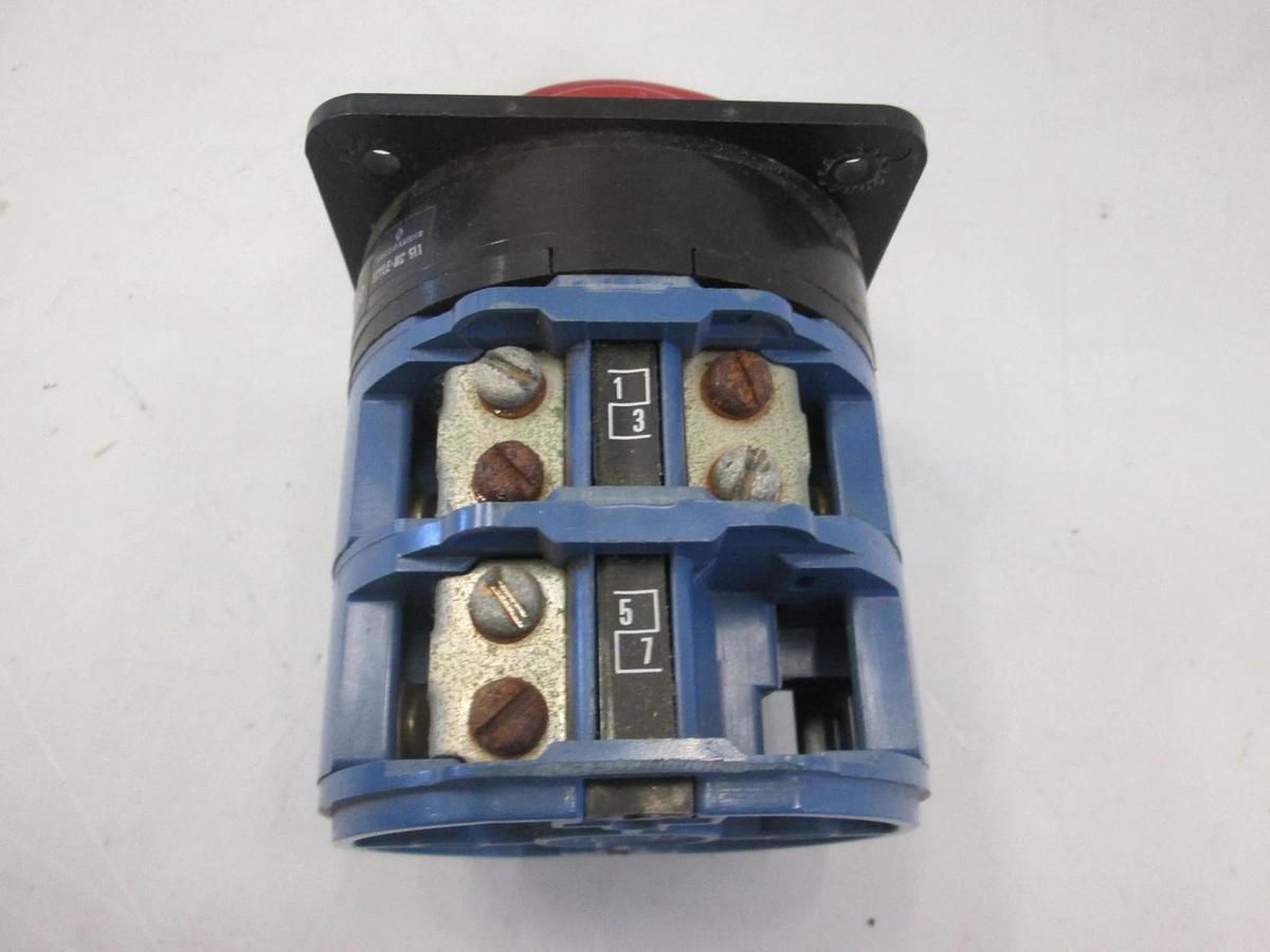Used Kraus & Naimer, C105, Selector Switch 2 Position, 500V, 100A, Used