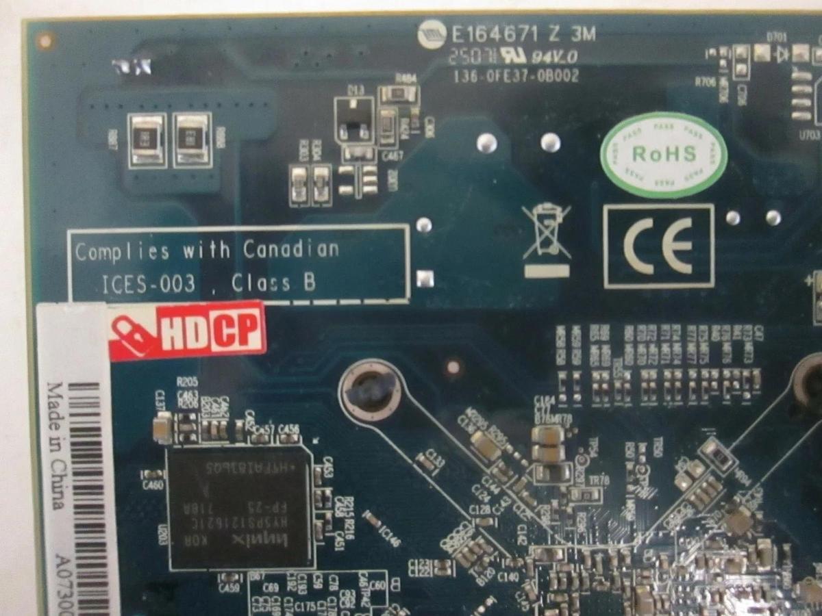 Used Sapphire Radeon, 109-B16931-00D HD3450 512MB PCI-E VGA DVI HDMI Video Card, Used