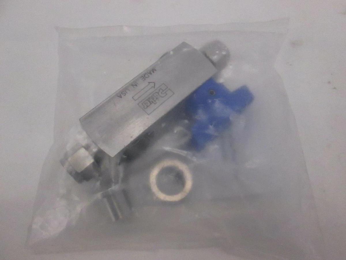Used Parker Plug Valve, PR6 Adapter AM Kit, New