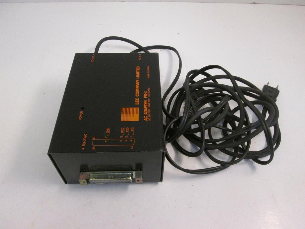 Used LEC Company Limited AC Adapter PS-3, 50/60KHz, Used