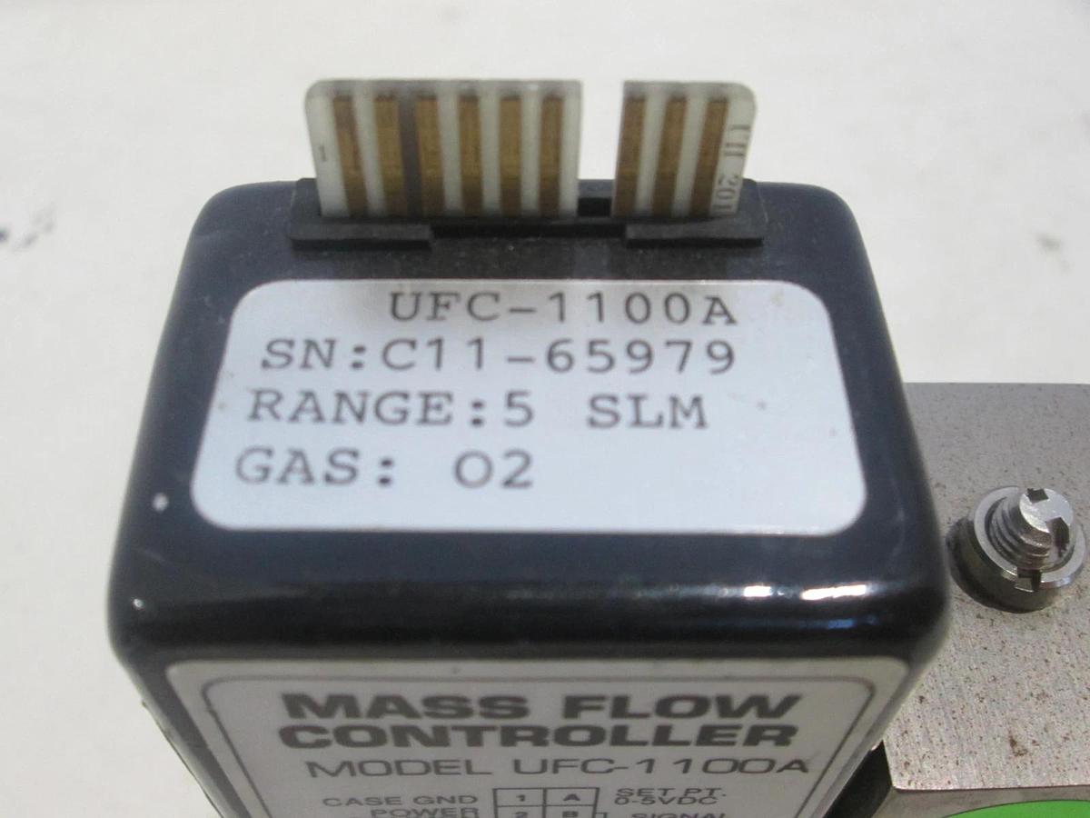 Used Unit, UFC-1100A, Mass Flow Controller, 5 SLM, O2, Used