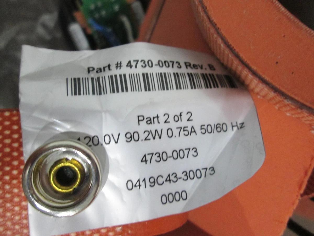 Used MKS, HPS Division, 4730-0073, Heater Jacket, 120V, 90.2W, 0.75A, 50/60Hz, Used